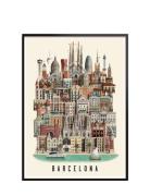 Barcelona Standard Poster Martin Schwartz Patterned