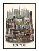 New York Small Poster Martin Schwartz Patterned