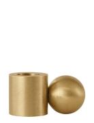 Palloa Solid Brass Candleholder - Low OYOY Living Design Gold