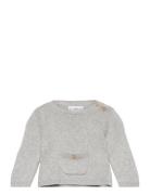Knit Cotton Sweater Mango Grey