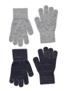 Glitter Gloves - 2-Pack Melton Patterned