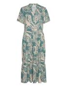 Edasz Ss Maxi Dress Saint Tropez Green