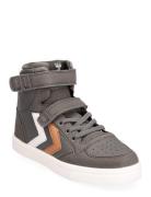 Slimmer Stadil Leather High Jr Hummel Grey