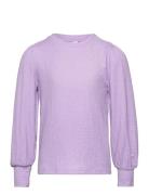 Vmlina Ls O-Neck Top Jrs Girl Vero Moda Girl Purple