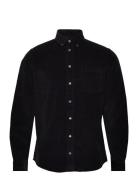 Cfanton Ls Bd Baby Cord Shirt Casual Friday Black