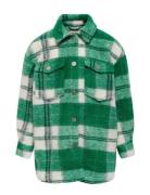 Kognewandrea Long Shacket Cp Otw Kids Only Green
