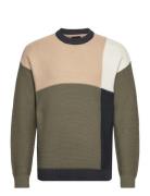 Onskendrick Life Ds 5 Block Crew Knit ONLY & SONS Khaki