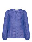 Ibiiw Long Sleeve Blouse InWear Blue