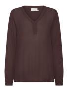 Amber Blouse Ls Kaffe Brown