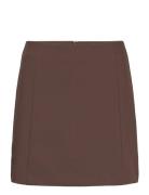 Slcorinne Short Skirt Soaked In Luxury Brown