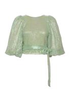Sequins Blouse By Ti Mo Green