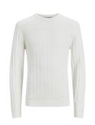 Jjcarlson Knit Crew Neck Jack & J S White