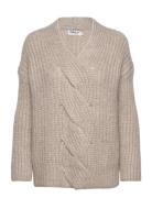 Onltreccia Ls V-Neck Knt ONLY Beige