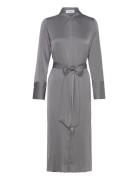 Electra Silk Dress Marville Road Grey