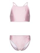 Polo Pony Two-Piece Swimsuit Ralph Lauren Kids Pink
