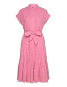 Gingham Cotton Dress Lauren Ralph Lauren Pink