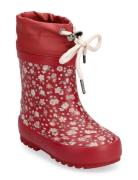 Thermo Rubber Boot Print Wheat Red
