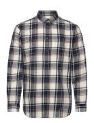 Slhslim-Dan Flannel Shirt Ls O Selected Homme Navy
