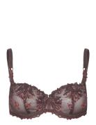 Champs Elysees Half-Cup Balcony Bra CHANTELLE Brown