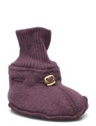Wool Footies Mikk-line Purple