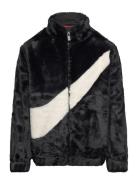 Big Swoosh Faux Fur Jacket Nike Black