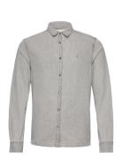 Gleason Ls Shirt AllSaints Grey