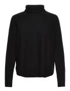 Curved Turtleneck Davida Cashmere Black