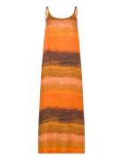 Leva Long Dress Helmstedt Orange