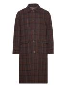 Maximilian Harris Tweed Wool Coat Les Deux Brown