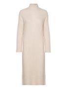 Slfmaline Ls Knit Dress High Neck Noos Selected Femme Cream