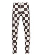 Ira Kids Checkered Leggings Wood Wood Patterned