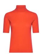Turtleneck T-Shirt Davida Cashmere Orange