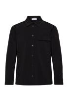 Nylon Patch Pocket Shirt Long Sleeve HAN Kjøbenhavn Black