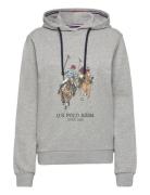 Uspa Hood Sweat Britta Women U.S. Polo Assn. Grey