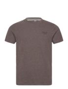 Essential Logo Emb Tee Superdry Brown