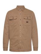 Canvas Workwear Overshirt Superdry Brown