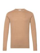 Merino Knit O-Neck Lindbergh Beige