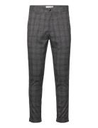 Classic Checked Stretch Pants Lindbergh Grey