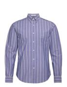 Reg Ut Poplin Stripe Shirt GANT Blue