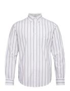 Reg Ut Poplin Stripe Shirt GANT White