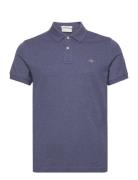 Slim Shield Ss Pique Polo GANT Navy