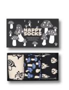 3-Pack Monochrome Magic Socks Gift Set Happy Socks Black