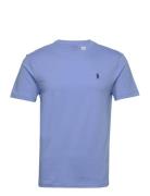 Custom Slim Fit Jersey Crewneck T-Shirt Polo Ralph Lauren Blue