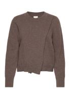 Wool Crewneck Sweater Boob Brown