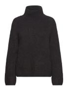 Slfgabella Ls Knit High-Neck Noos Selected Femme Black