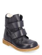 Boots - Flat - With Velcro ANGULUS Navy