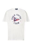 Classic Fit Polo Yacht Club T-Shirt Polo Ralph Lauren White