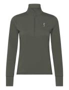 Women’s Stretch Tech Half Zip Sweater RS Sports Khaki