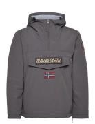 Rainforest Winter Anorak Jacket Napapijri Grey