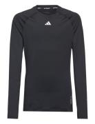 Aeroready Techfit Long-Sleeve Top Kids Adidas Sportswear Black